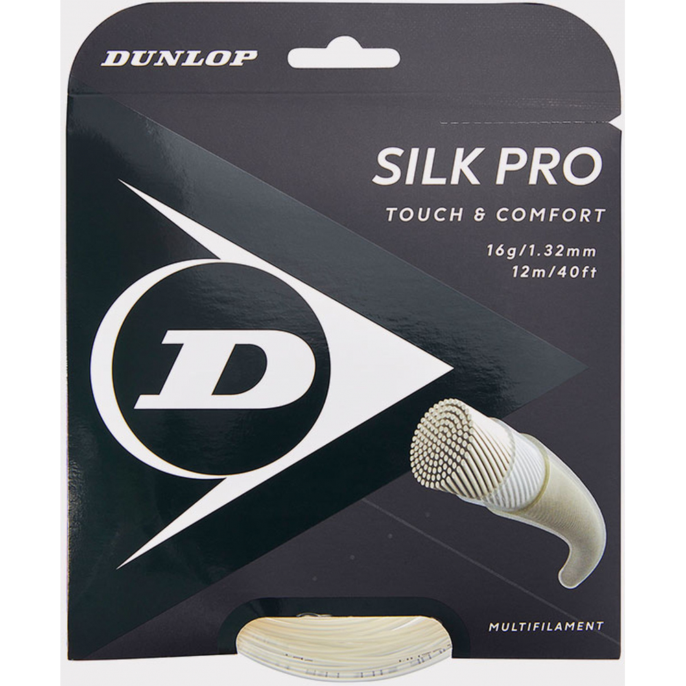SSP16 Dunlop Silk Pro 16g Tennis String (Set)