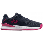 Yonex Women’s Power Cushion Eclipsion 4 Clay Court Tennis Shoes (Navy/Pink) -
