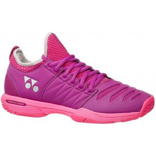 Yonex Women's Power Cushion Fushion Rev 3 Clay Court Tennis Shoe (Berry Pink)