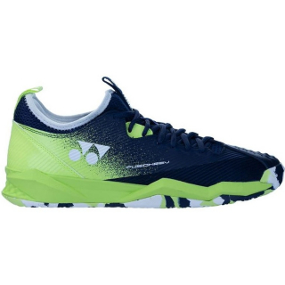 STFR4LN Yonex Men's FusionRev 4 Tennis Shoes (Lime/Navy)