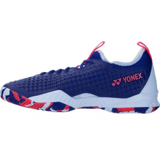 STFR4WRB Yonex Men's FusionRev 4 Tennis Shoes (White/Royal Blue)