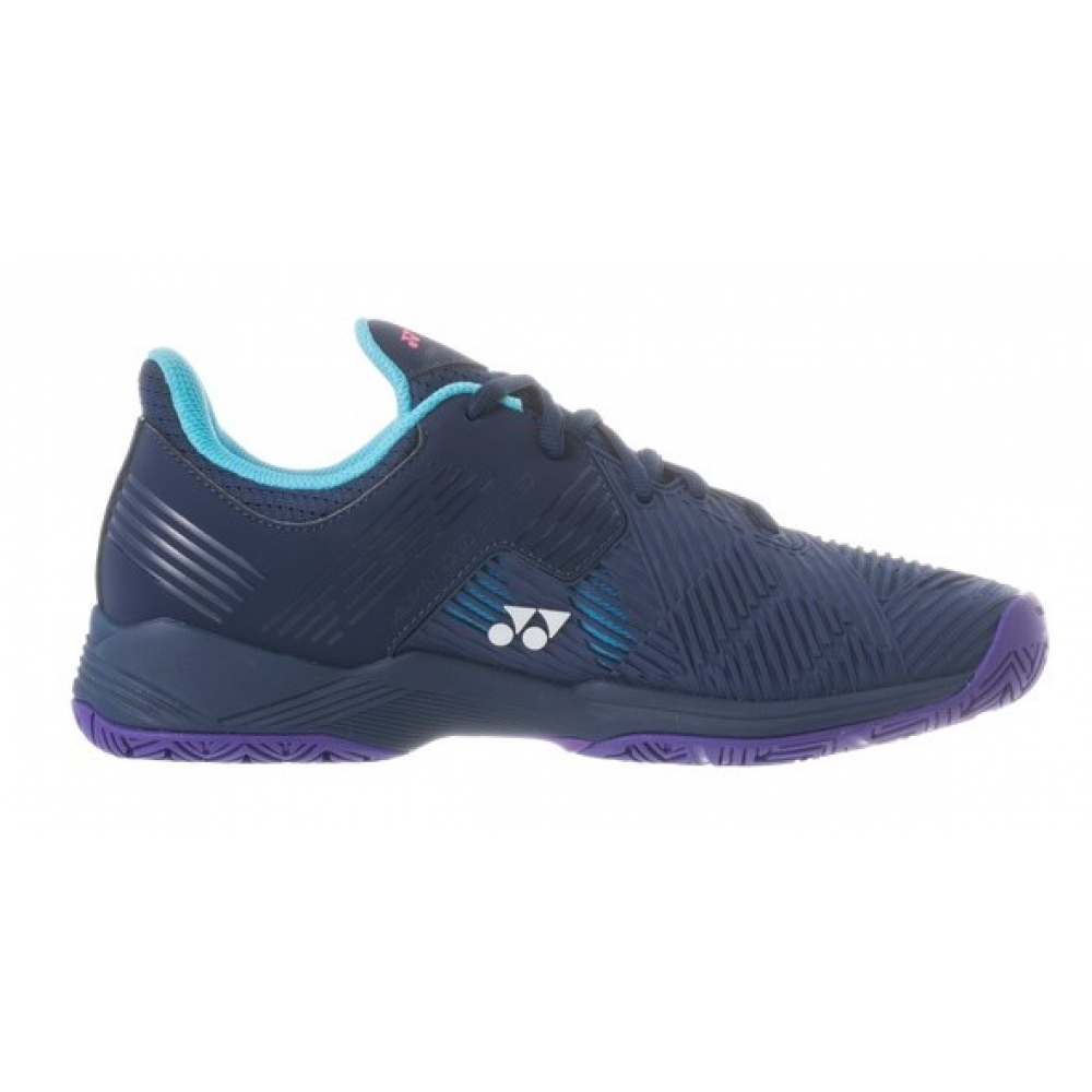 STS2LNBP Yonex Women's Sonicage 2 Tennis Shoes (Navy/Blue Purple)