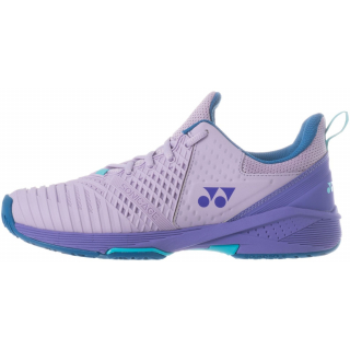 STS3LCL Yonex Women's Power Cushion Sonicage 3 Clay Court Tennis Shoes (Lilac)