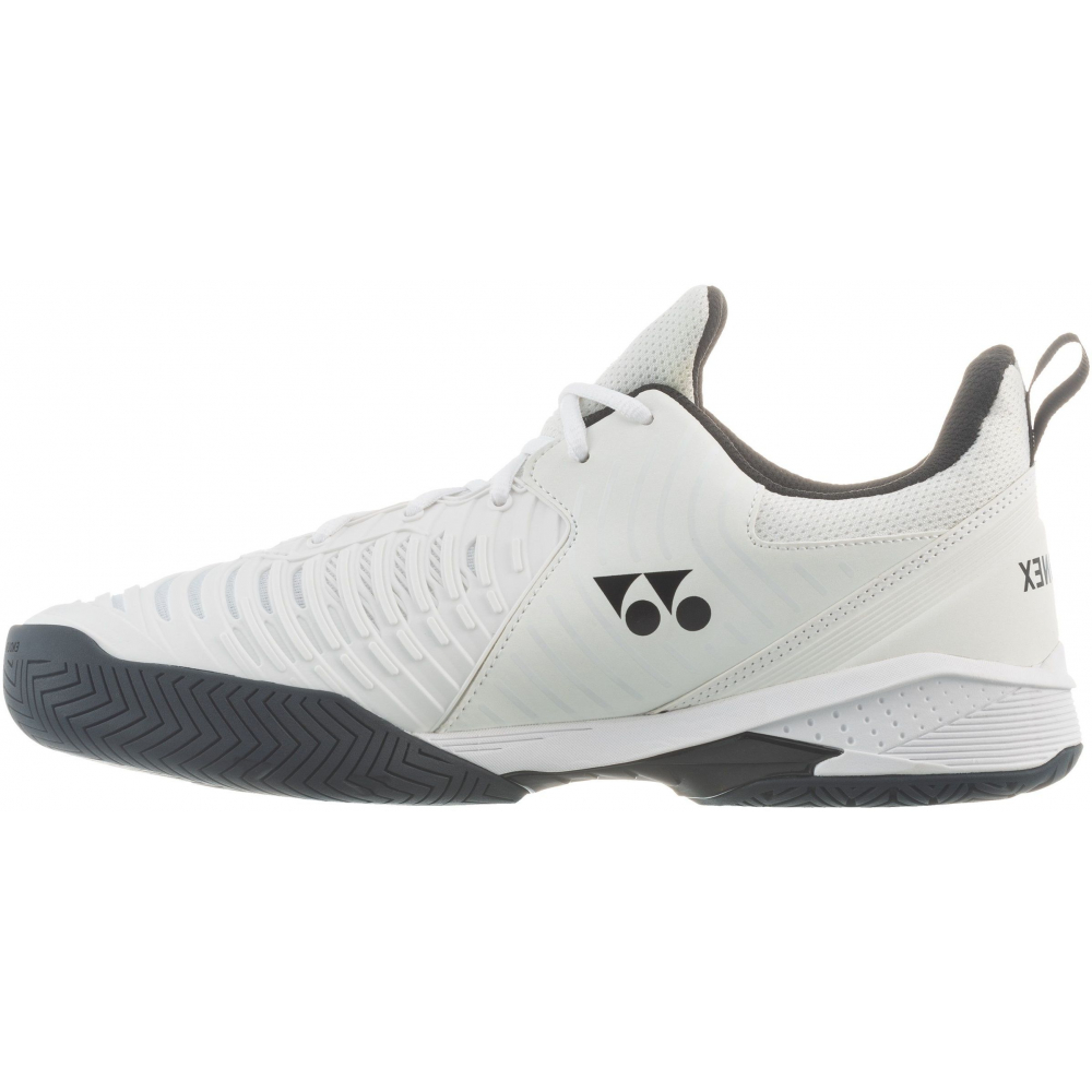 STS3PW Yonex Unisex Power Cushion Sonicage Plus Super Wide Tennis Shoes (White)