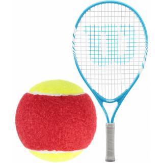 SerenaJr-RedFelt Wilson Serena Junior Tennis Racquet bundled w 3 Red Felt Tennis Balls