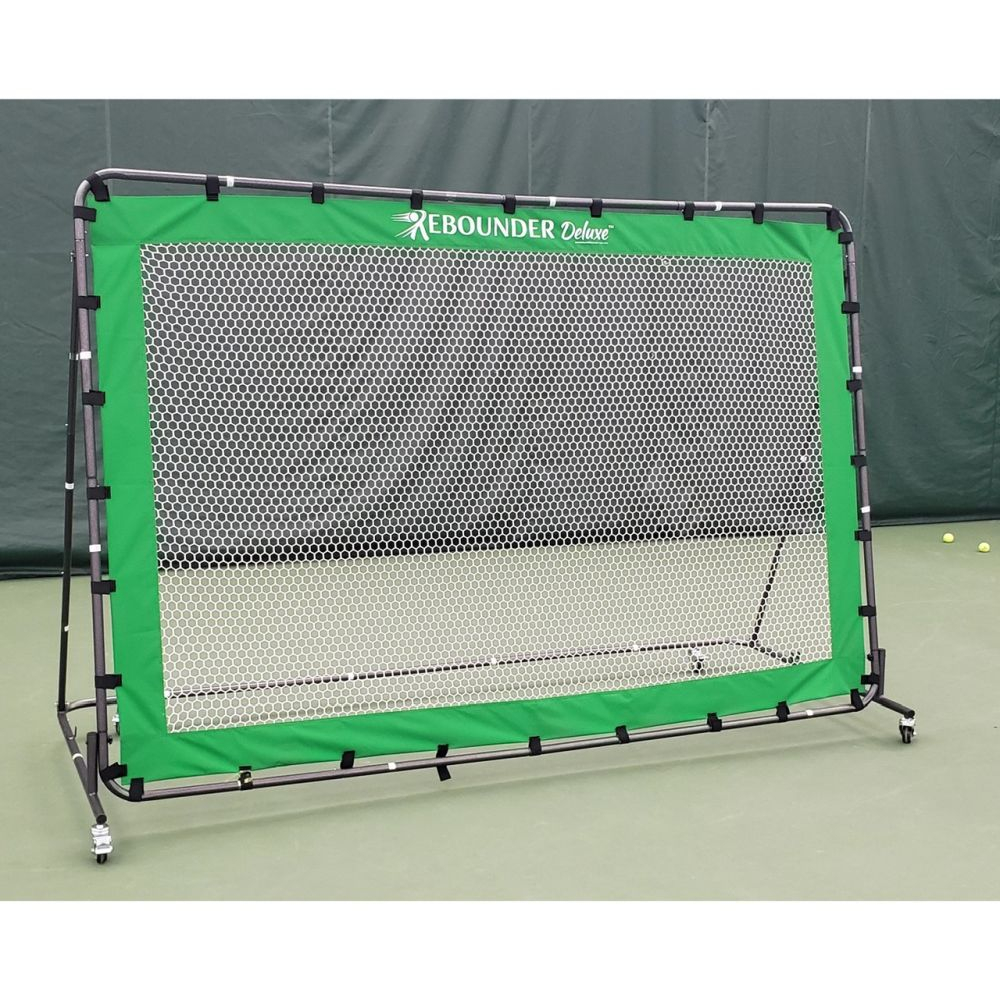 TARBD Rebounder Deluxe Tennis and Pickleball Rebounder Net - On Wheels