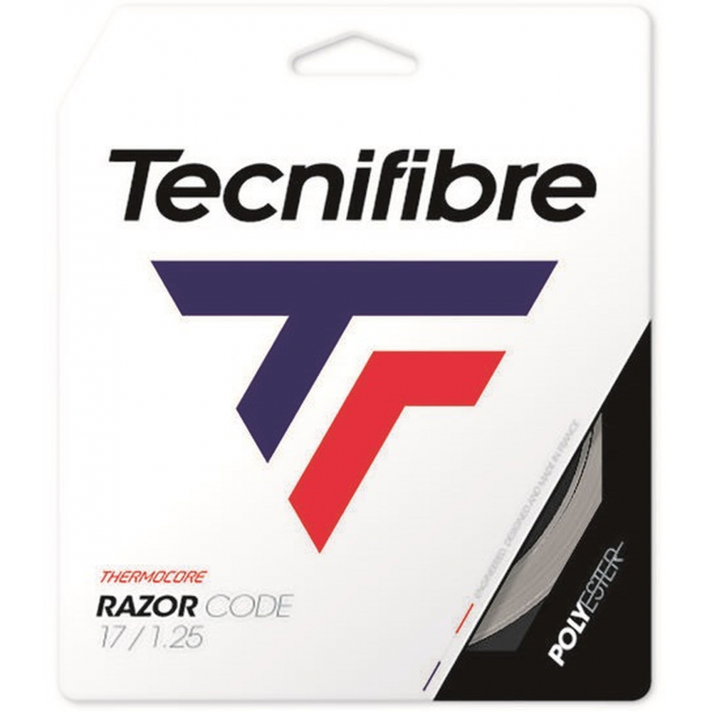 TFRCC-17 Tecnifibre Razor Code Carbon 17g Tennis String (Set)