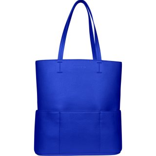 TOTE-CB - SportsChic Women's Vegan Maxi Tennis Tote Bag (Classic Blue)