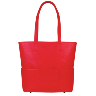 TOTEM-R - SportsChic Women's Vegan Midi Tote Bag (Red)