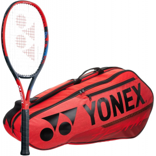 VCoreAce-BAG42126R Yonex VCore Ace 7th Gen Tennis Racquet + 6pk Bag (Red)
