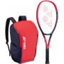 VCoreJr-BAG42312SC Yonex Junior VCore 7th Generation Scarlet Tennis Racquet Bundled with a Yonex Team Backpack (Scarlet)