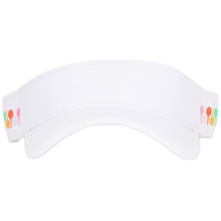 VSR145 Ame & Lulu Head in the Game Visor (Rainbow Racquets) front