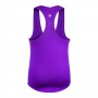 W2206-PU DUC Hailey Women's Racer-Back Tennis Tank Top (Purple)