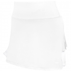 DUC Flirt-2 Women’s Double-Pleat Tennis Skort (White/White) -