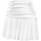 DUC Kourtney Women’s Ruched / Flounce Tennis Skort (White) -