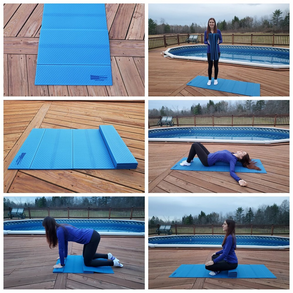WLFYM Yoga for Tennis Players Foldable 3 in 1 Mat