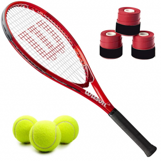 WR019310U-Red-OG Wilson Pro Staff Precision XL 110 Tennis Racquet