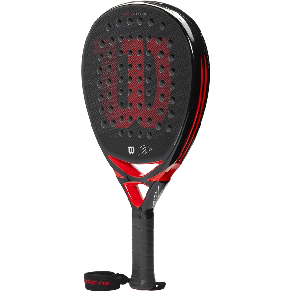 Wilson Bela Elite Padel Racket (Black/Red)