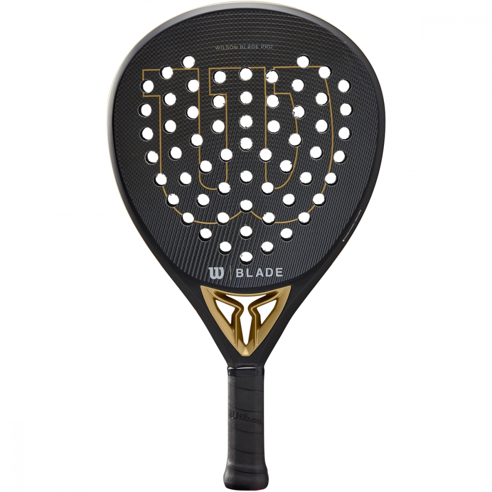WR067221U Wilson Blade Pro v2 Padel Racket (Gold)