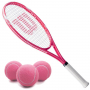 WR073010U-PinkBalls Wilson Serena Pro Lite Tennis Racquet Racket Balls