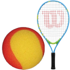 Wilson US Open Junior Tennis Racquet, Red Foam Tennis Balls -