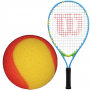 Wilson US Open Junior Tennis Racquet, Red Foam Tennis Balls