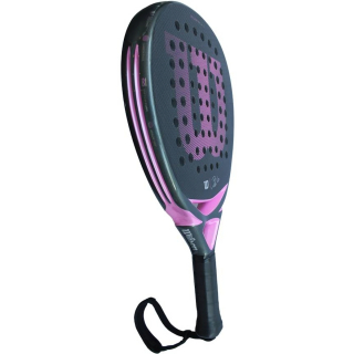 WR089221U Wilson Bela LT Padel Racket (Pink)