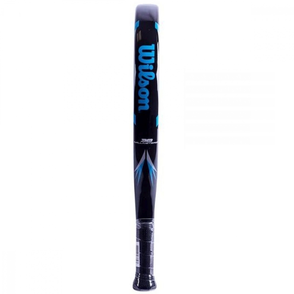 WR097611U Wilson Slash Light Padel Racket (Black/Blue)