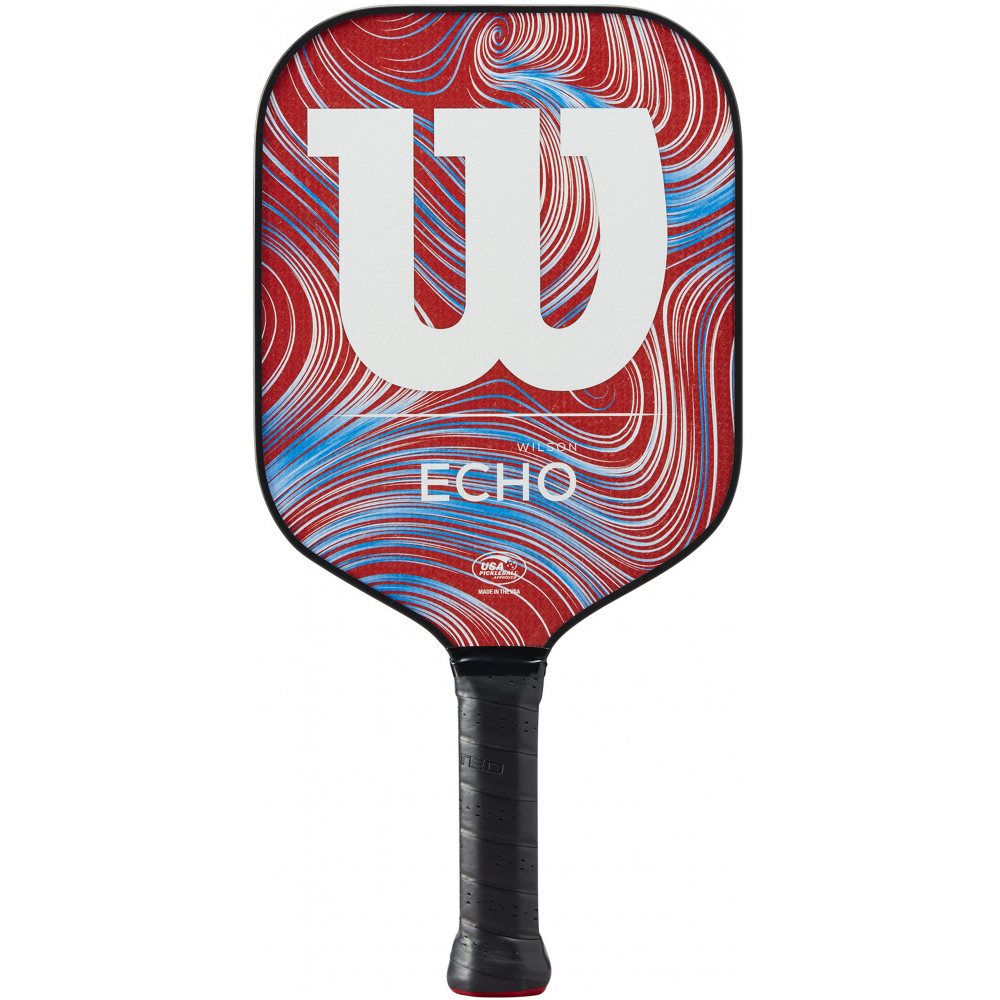 WR121211U Wilson Echo Energy Pickleball Paddle (Red/White/Blue)