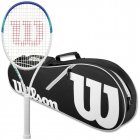 Wilson Six Two Tennis Racquet Bundled w an Advantage II Tennis Bag (Black)  -