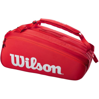 WR8010301001 Wilson Super Tour 15 Pack Tennis Bag (Red)