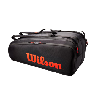WR8011201001 Wilson Tour 12 Pack Red Black Tennis Bag