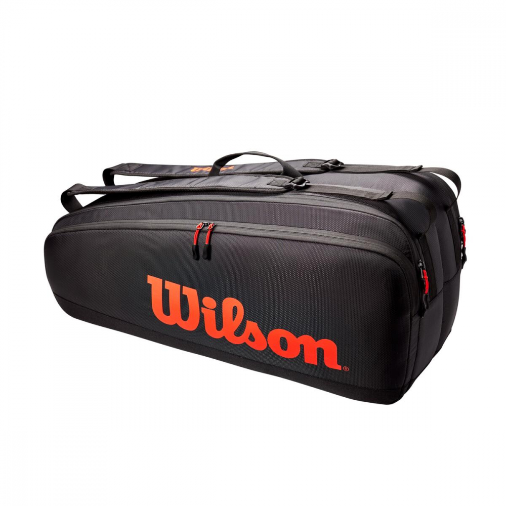 WR8011301001 Wilson Tour 6 Pack Red Black Tennis Bag