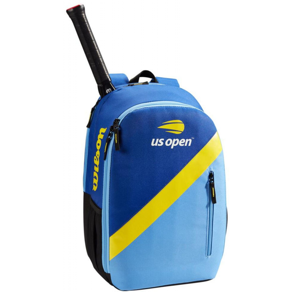 WR8012501-Ball Wilson US Open Junior Tennis Racquet Bundled w US Open Tennis Backpack  and a Can of US Open Tennis Balls