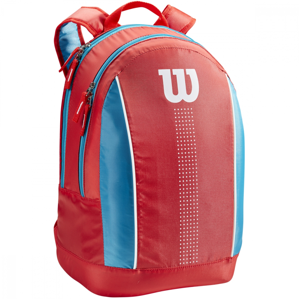 WR8012904001 Wilson Junior Tennis Backpack (Coral/Blue/White)