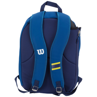 WR8013201001 Wilson US Open Tour Tennis Backpack (Blue/Yellow/White)