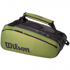 Wilson Super Tour Blade 15PK Tennis Racquet Bag (Green/Black) -