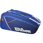 Wilson Roland Garros Super Tour 9 Pack Tennis Bag (Blue/White/Clay) -