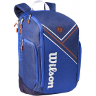 Wilson Roland Garros Super Tour Tennis Backpack (Blue/White/Clay) -