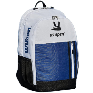 WR8018501001 Wilson US Open Team Tennis Backpack (Light Grey/Blue/ Black)