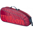 Wilson Junior 3 Pack Tennis Bag (Red/Infrared) -
