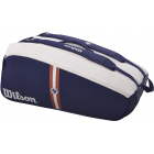Wilson Roland Garros Super Tour 9 Pack Tennis Bag (Navy/White/Clay) -