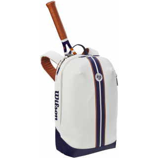 WR8026101001 Wilson Roland Garros Super Tour Tennis Backpack (Navy/White/Clay)