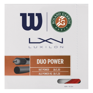 WR830190116 Wilson Duo Power Roland Garros Wilson/Luxilon Tennis String