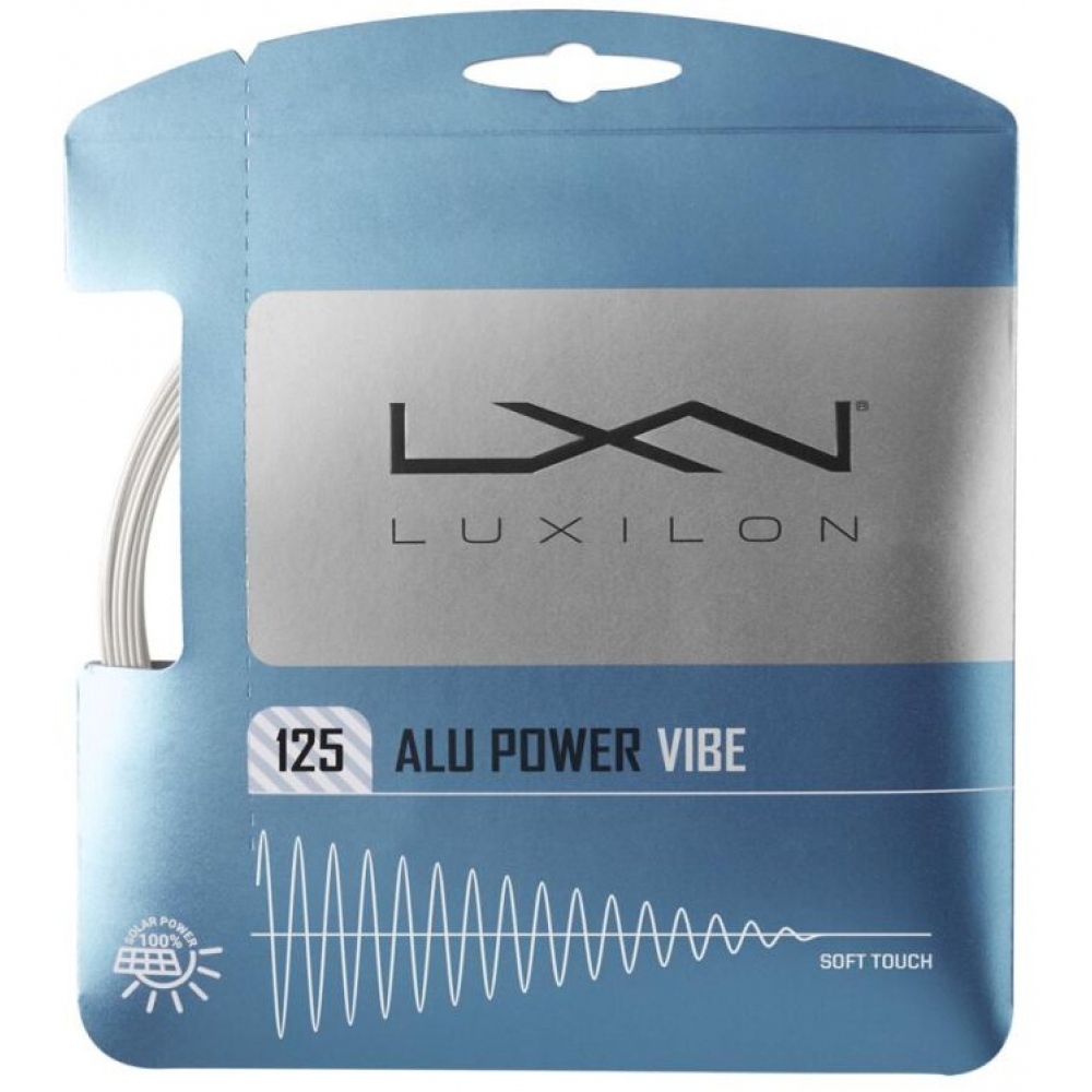 WR8306801 Luxilon ALU Power Vibe 125 Pearl Tennis String (Set)