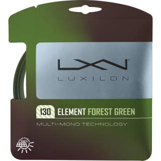 WR8309301130 Luxilon Element 130 Tennis String Forest Green (Set)