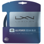 WR8309501125  Luxilon ALU Power 125 Tennis String - Ocean Blue (Set)