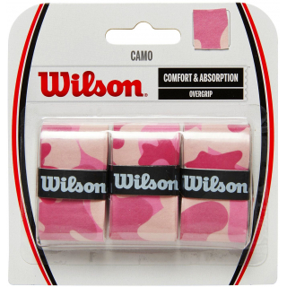 WR8417401 Wilson Pro Overgrip 3 Pack (Pink Camo)