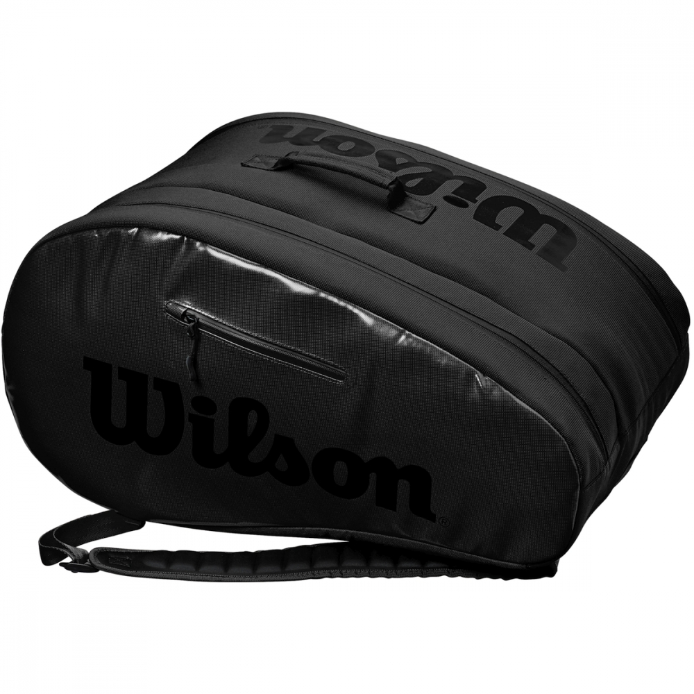WR8900002001 Wilson Super Tour Padel Racket Bag (Black)
