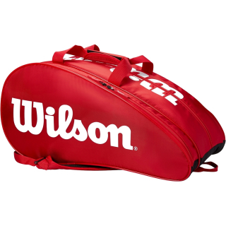 WR8900202001 Wilson Rak Pak Padel 6-Racket Bag (Red)